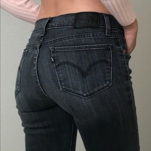 711 Levi’s Skinny Dark Grey Jeans size 25